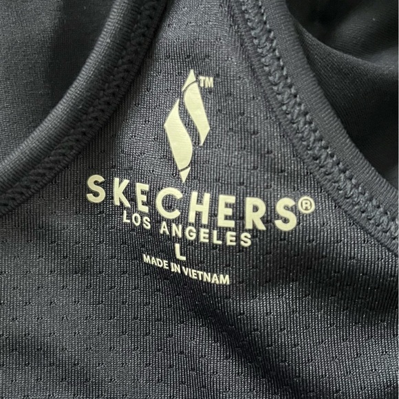 SKETCHERS-Navy Blue Active Top with Inner Bra Size L - Picture 4 of 4